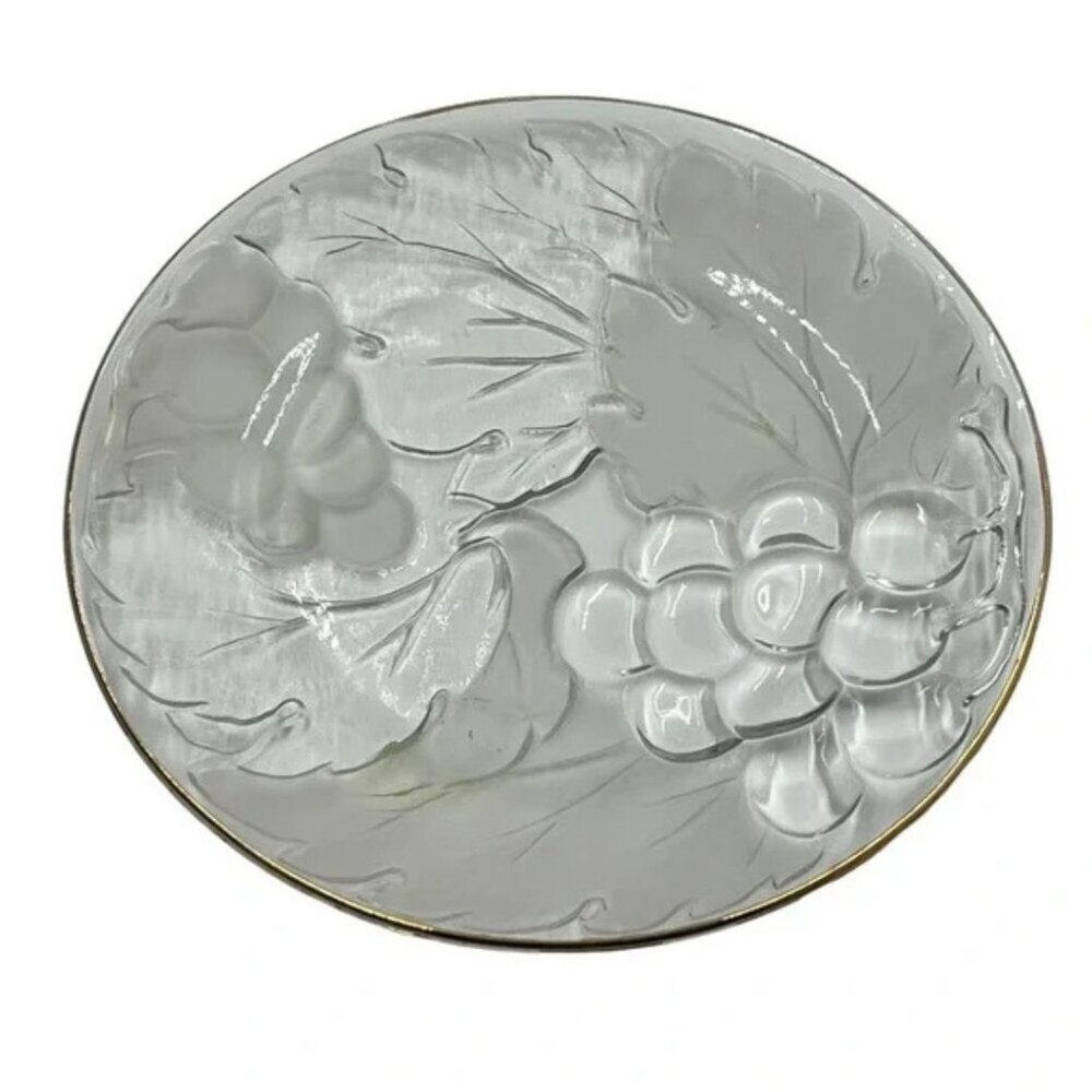 Glass Dessert / Appetizer Plates - Set of 8 - Picture 2 of 3